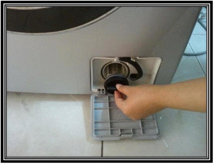 三星滚筒洗衣机如何清洁排水泵过滤器(残渣过滤器)?